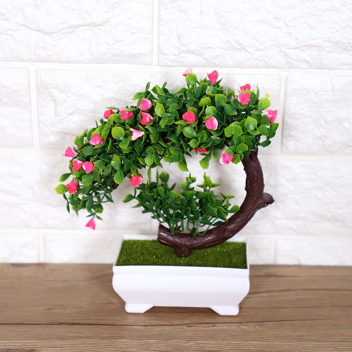 Artificial Bonsai Fake Blossom Flower Potted Plant Home Office Decor
