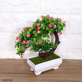 Artificial Bonsai Fake Blossom Flower Potted Plant Home Office Decor