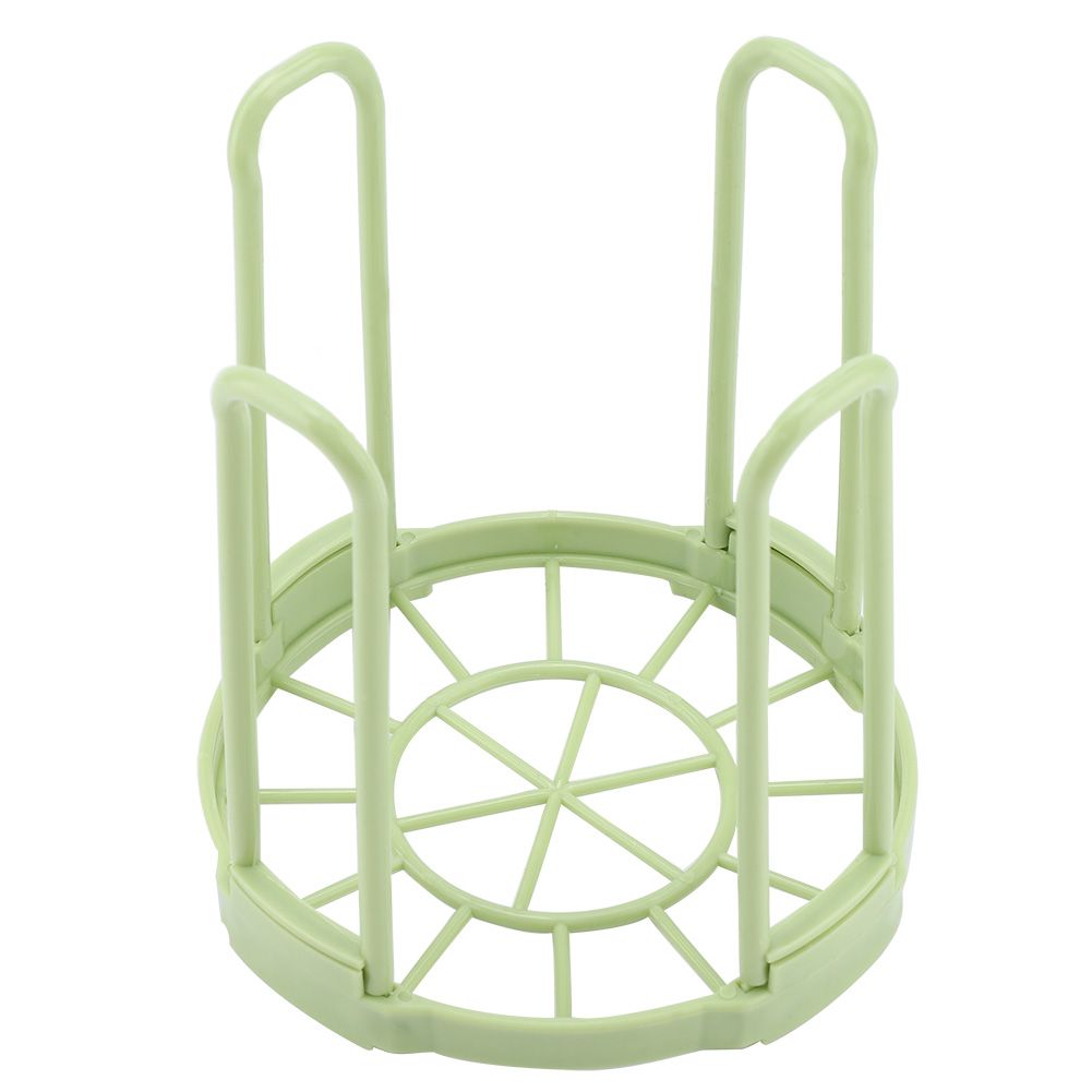 Durable Plastic Folding Healthy Dish Bowl Storage Shelf for Dry Kitchen Good Helper Green