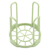Durable Plastic Folding Healthy Dish Bowl Storage Shelf for Dry Kitchen Good Helper Green