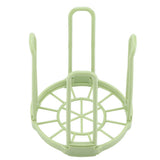 Durable Plastic Folding Healthy Dish Bowl Storage Shelf for Dry Kitchen Good Helper Green