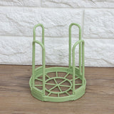 Durable Plastic Folding Healthy Dish Bowl Storage Shelf for Dry Kitchen Good Helper Green