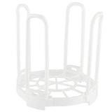 Durable Plastic Folding Healthy Dish Bowl Storage Shelf for Dry Kitchen Good Helper White