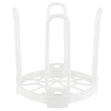 Durable Plastic Folding Healthy Dish Bowl Storage Shelf for Dry Kitchen Good Helper White