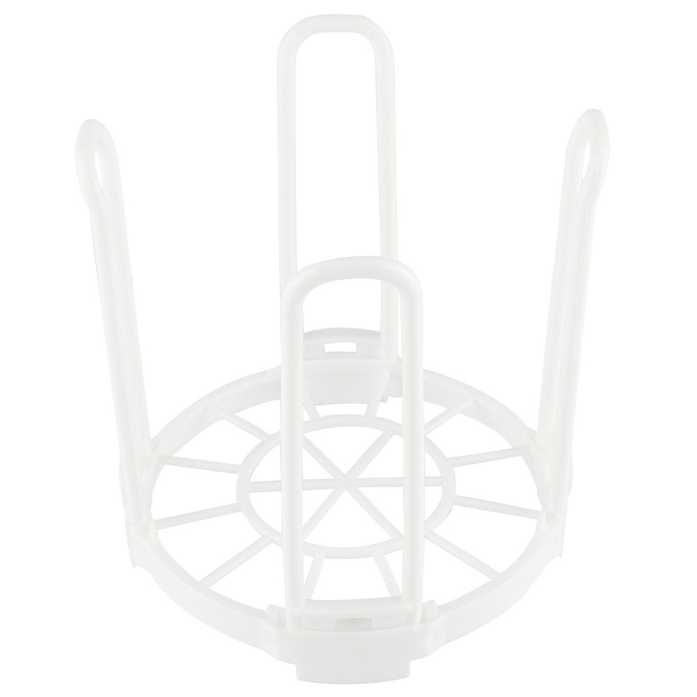 Durable Plastic Folding Healthy Dish Bowl Storage Shelf for Dry Kitchen Good Helper White