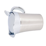 304 Stainless Steel Thermal Insulated Double Wall Sauce Gravy Boat Pot Serving Jug(L, 750ml) - Top-Down View