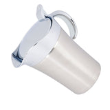 304 Stainless Steel Thermal Insulated Double Wall Sauce Gravy Boat Pot Serving Jug(L, 750ml) - Low Angle