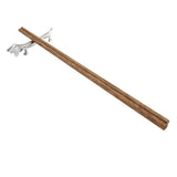 Novel Metal Dog Pattern Sturdy Durable Chopstick Stand Table Decorative Ornament - Close-Up Angle