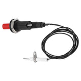 1 Out 2 Piezo Spark Ignition Kit BBQ Grill Push Button Igniter for Fireplace Stove Gas - 45-Degree Angle