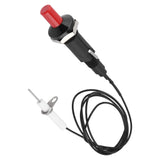1 Out 2 Piezo Spark Ignition Kit BBQ Grill Push Button Igniter for Fireplace Stove Gas - Close-Up Angle