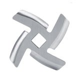 Stainless Steel Meat Crusher Mincer Plate Blade Cutter Parts for Meat Grinder (46mm)