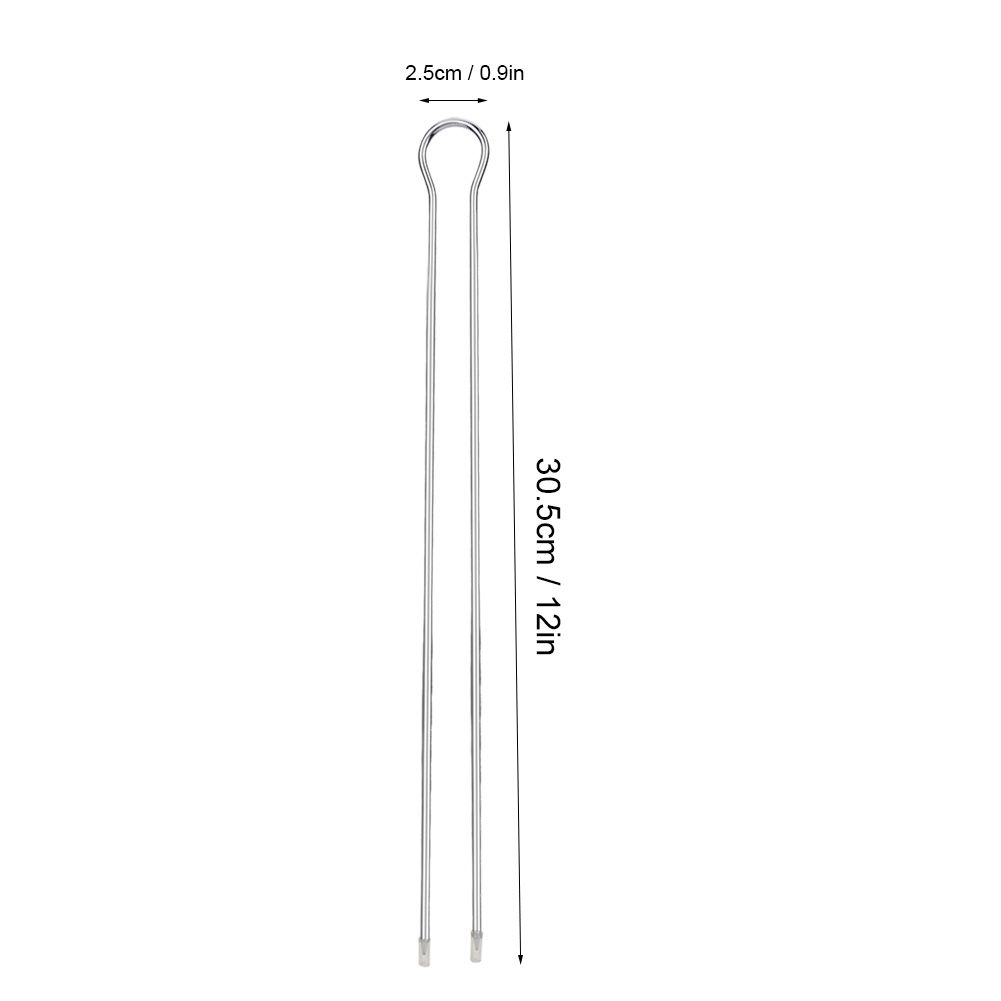6Pcs Metal BBQ Grilling Fork Sticks Skewer BBQ Grill Set Outdoor Picnic Camping Barbecue