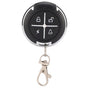 4 Key Black Round Auto Copy Garage Gate Door Wireless Remote Control(433MHZ)