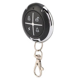 4 Key Black Round Auto Copy Garage Gate Door Wireless Remote Control(433MHZ)