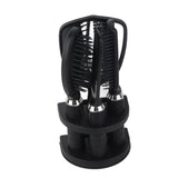5PCS/Set Hair Comb Set Anti Static Hair Brush Black Mirror Comb Set Non Slip Handle Styling Comb Kit