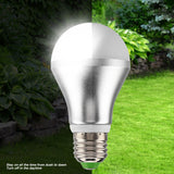 E27 5W LED Automatic Sensor LED Light Control Bulb Lamp 6500K AC85-265V - Top-Down View