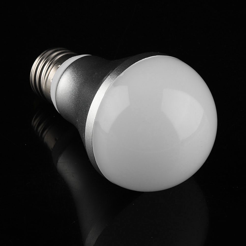 E27 5W LED Automatic Sensor LED Light Control Bulb Lamp 6500K AC85-265V