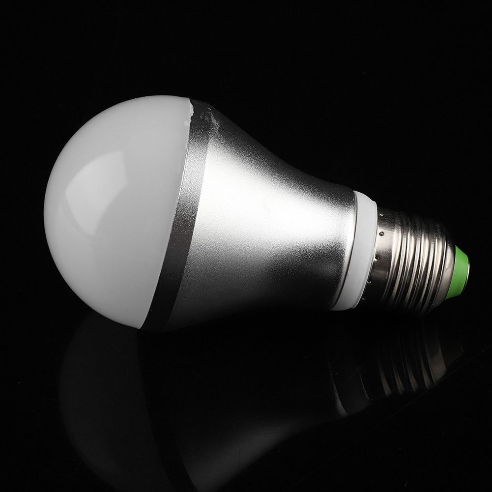 E27 5W LED Automatic Sensor LED Light Control Bulb Lamp 6500K AC85-265V