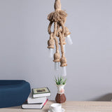 5 Head Vintage Hanging Hemp Rope for Light Retro Lamp Ceiling Pendant E27 Base