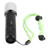 Aluminum Alloy Portable LED Waterproof Diving Flashlight Torch Outdoor 3 Modes Adjustable