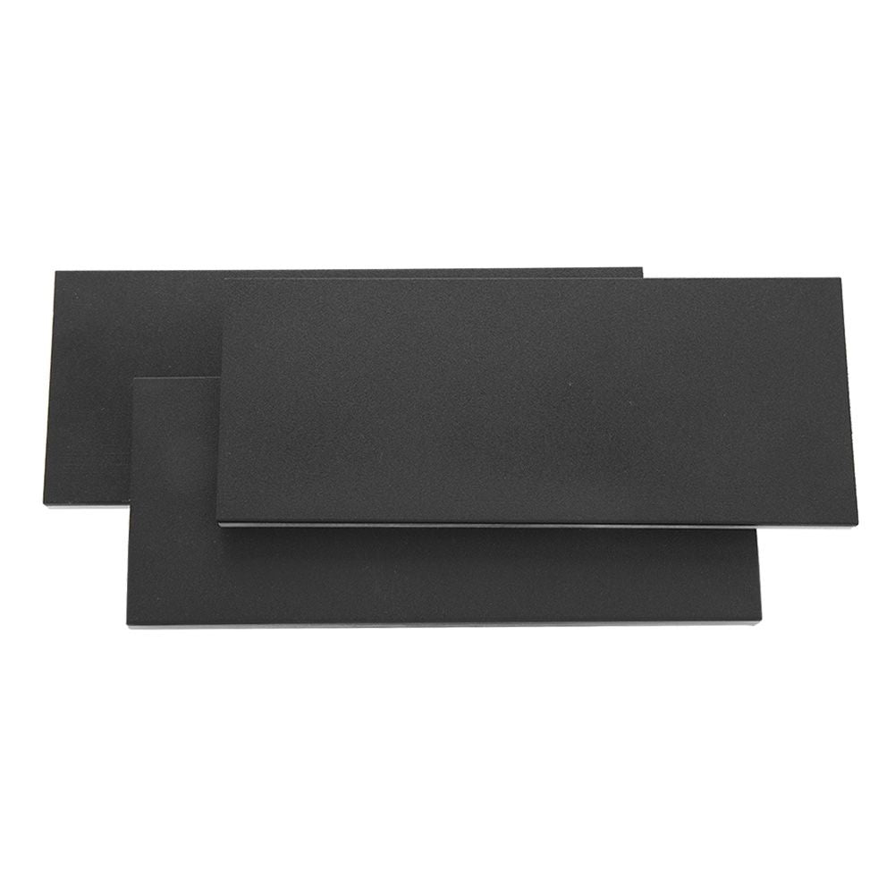 12W Modern LED Wall Mounted Sconce Light Decor Lamp Warm White for Bedroom (Black)