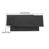 12W Modern LED Wall Mounted Sconce Light Decor Lamp Warm White for Bedroom (Black)