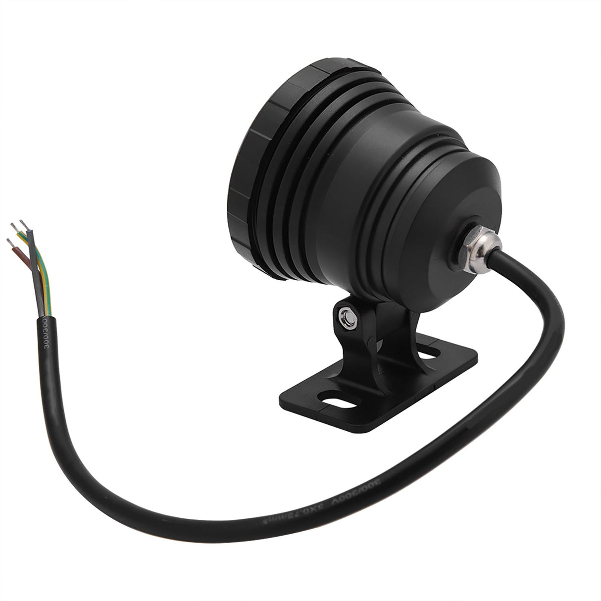 RGB LED Underwater Light Waterproof Multi color Outdoor Garden Spotlight AC/DC 12V (black)