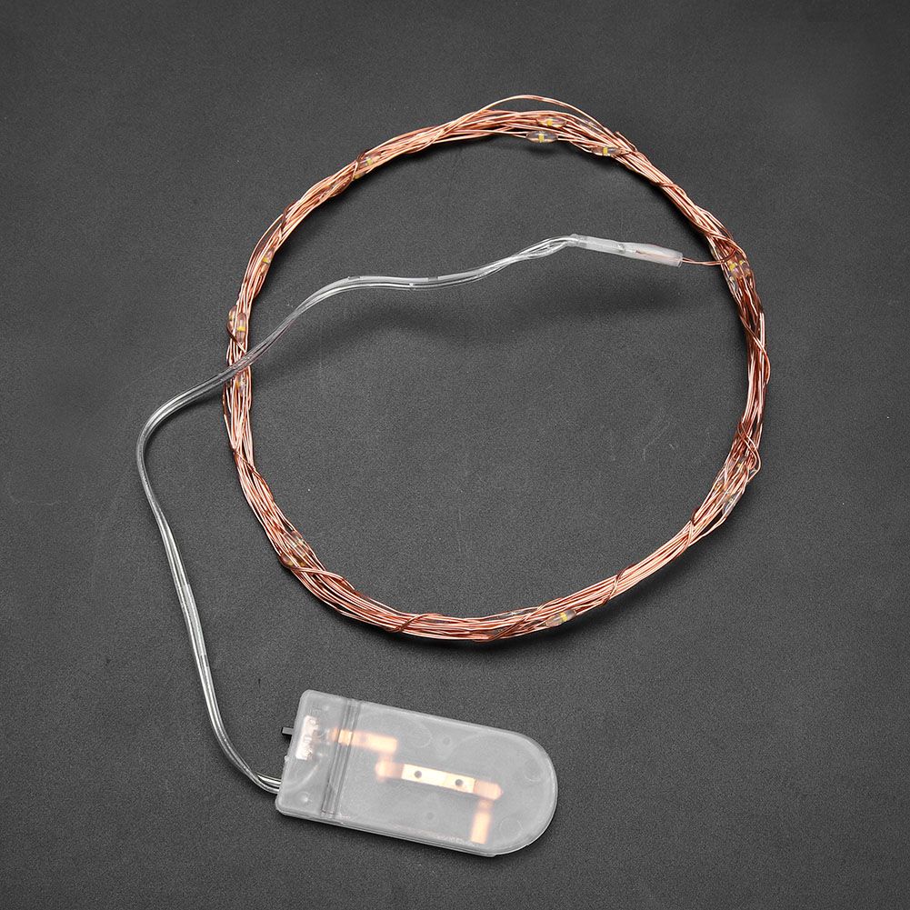 3m 30LEDs Copper Wire Battery Powered String Fairy Light Xmas Wedding Lamp DIY (Colorful)