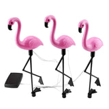 3 In 1 LED Flamingo Solar Power Light for Outdoor Waterproof Yard Garden Lawn Lamp