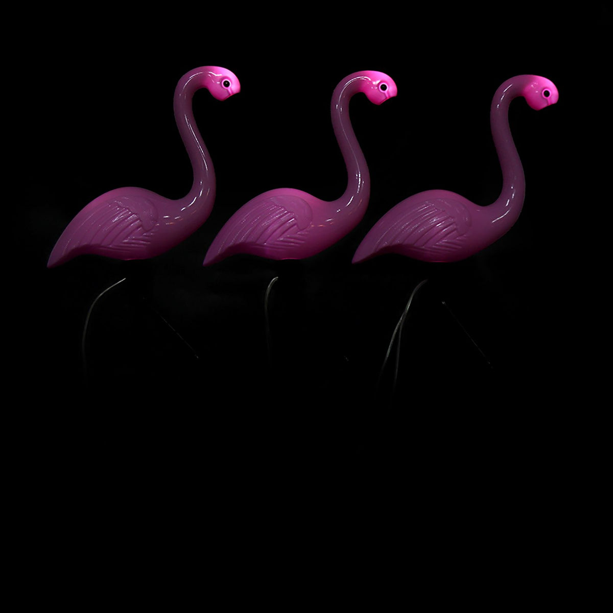 3 In 1 LED Flamingo Solar Power Light for Outdoor Waterproof Yard Garden Lawn Lamp