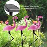 3 In 1 LED Flamingo Solar Power Light for Outdoor Waterproof Yard Garden Lawn Lamp - Extra Image