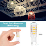 FBA Warm White No stroboscopic 5W G9 Corn Bulb Ceramic Highlight (6 Pack) AC110-130V