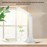 Rechargeable Folding LED Light Desk Table Desktop Lamp Eye Care for Reading Study Lighting - Rear View