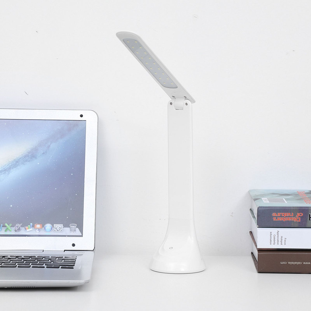 Rechargeable Folding LED Light Desk Table Desktop Lamp Eye Care for Reading Study Lighting