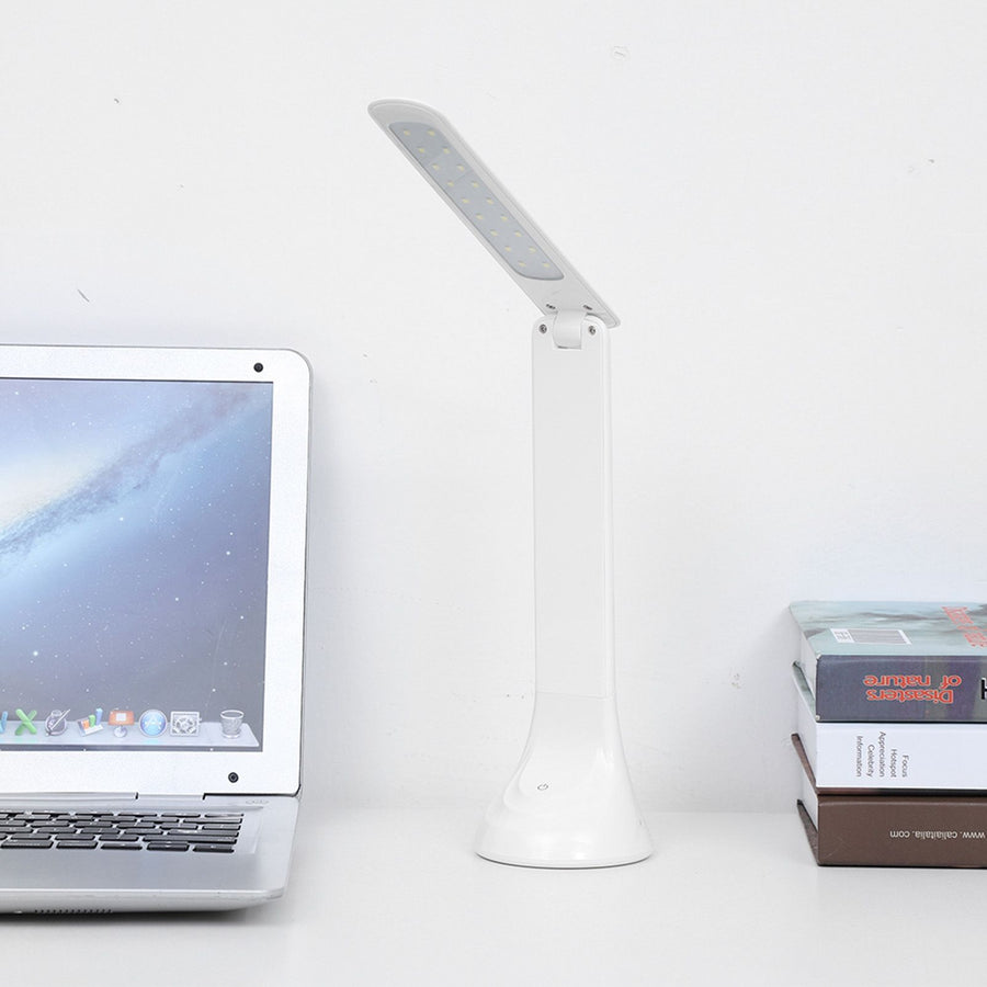 Rechargeable Folding LED Light Desk Table Desktop Lamp Eye Care for Reading Study Lighting