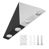 AC85-265V 5W LED Wall Light Triangle Sconce Lamp for Home Bedroom Bar Cafe Cold White