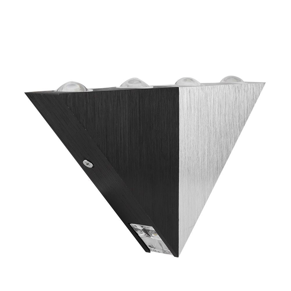 AC85-265V 5W LED Wall Light Triangle Sconce Lamp for Home Bedroom Bar Cafe Cold White