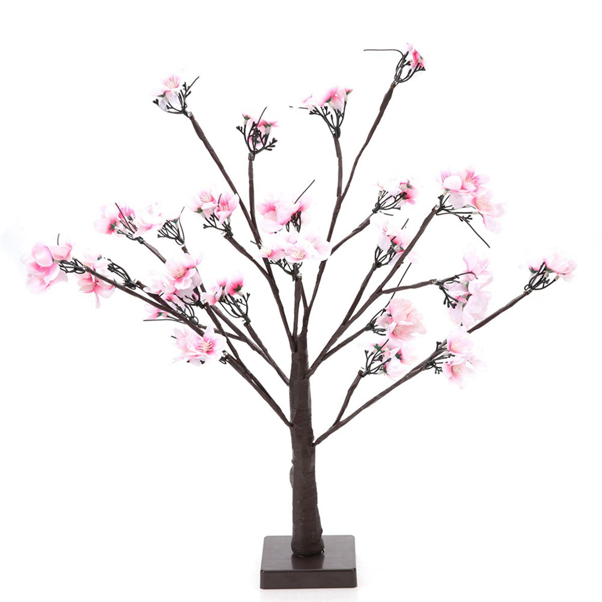 Indoor 24pcs LED Cherry Tree Shape Lamp Home Party Decor Light