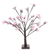 Indoor 24pcs LED Cherry Tree Shape Lamp Home Party Decor Light - Front View