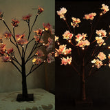Indoor 24pcs LED Cherry Tree Shape Lamp Home Party Decor Light