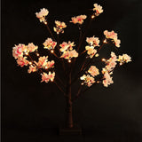Indoor 24pcs LED Cherry Tree Shape Lamp Home Party Decor Light - Close-Up Angle