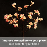Indoor 24pcs LED Cherry Tree Shape Lamp Home Party Decor Light - Extra Image