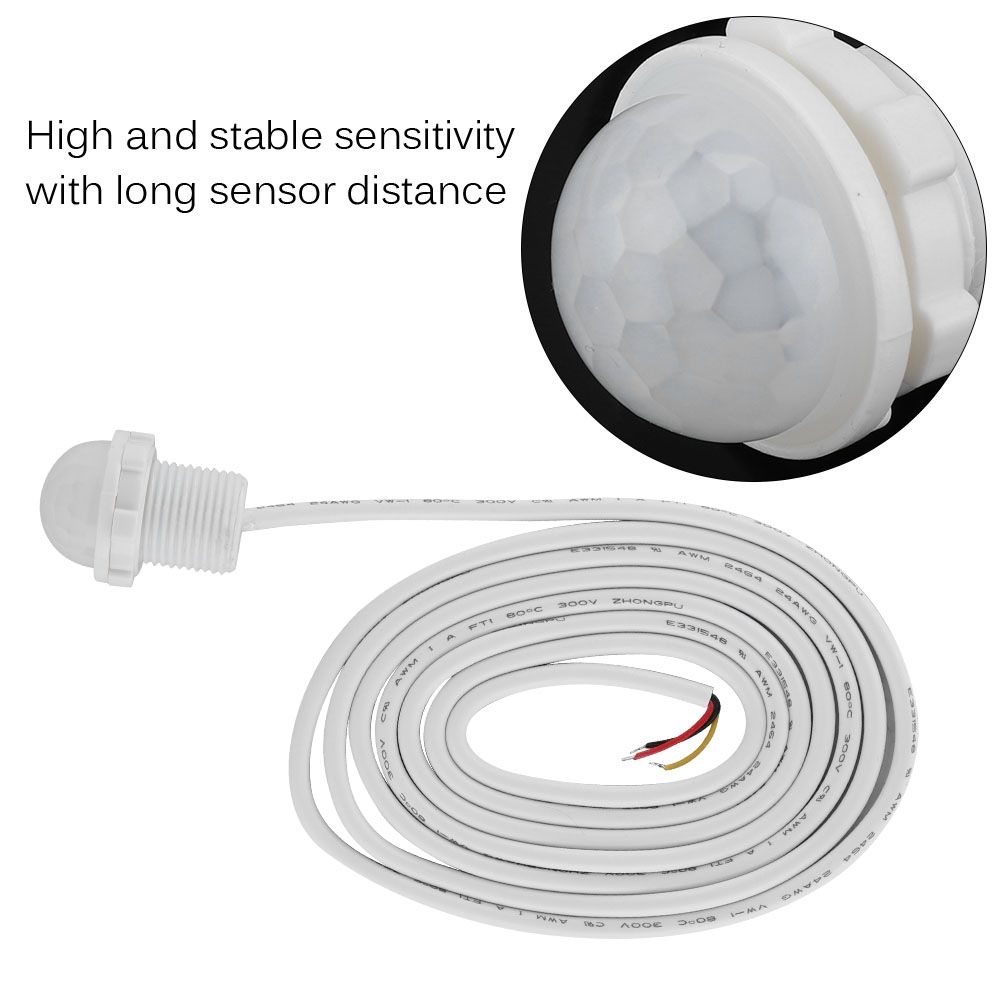DC5-24V Infrared Human Body Induction Motion Sensor Switch for Corridors Bathrooms