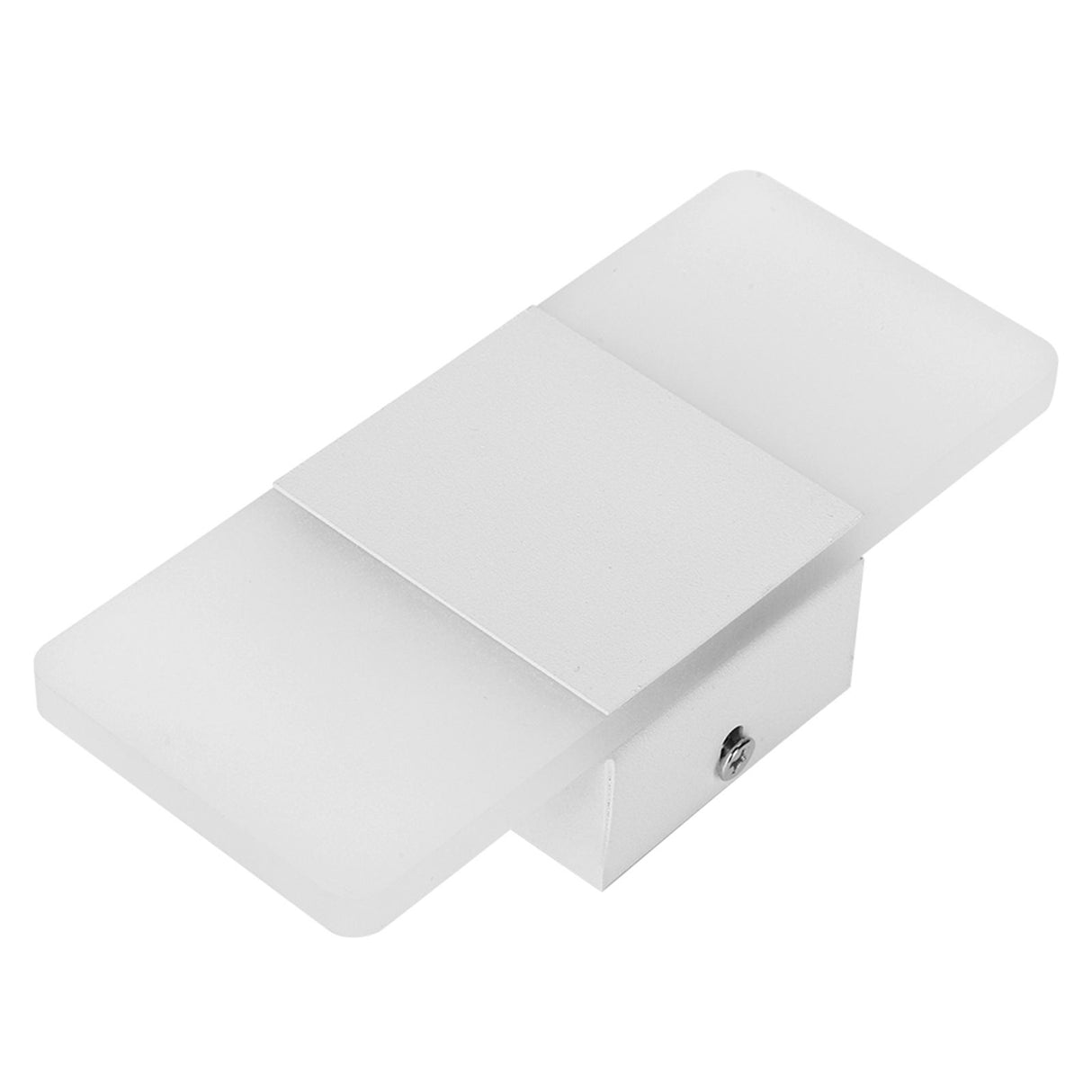 LED Acrylic Indoor Room Wall Mounted Sconce Light Bed Night Lamp (Warm Light & White L)