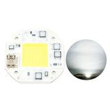 AC100-260V 30W Cold White High Power Integrated Chip Light Source COB Bead Spotlight Bulb - Front View