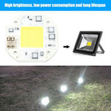 AC100-260V 30W Cold White High Power Integrated Chip Light Source COB Bead Spotlight Bulb - 45-Degree Angle