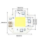 AC100-260V 30W Cold White High Power Integrated Chip Light Source COB Bead Spotlight Bulb