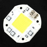 AC100-260V 50W Cold White High Power Integrated Chip Light Source COB Bead Spotlight Bulb - Rear View