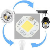 AC100-260V 50W Cold White High Power Integrated Chip Light Source COB Bead Spotlight Bulb - Extra Image