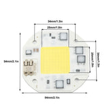 AC100-260V 50W Cold White High Power Integrated Chip Light Source COB Bead Spotlight Bulb - Extra Image